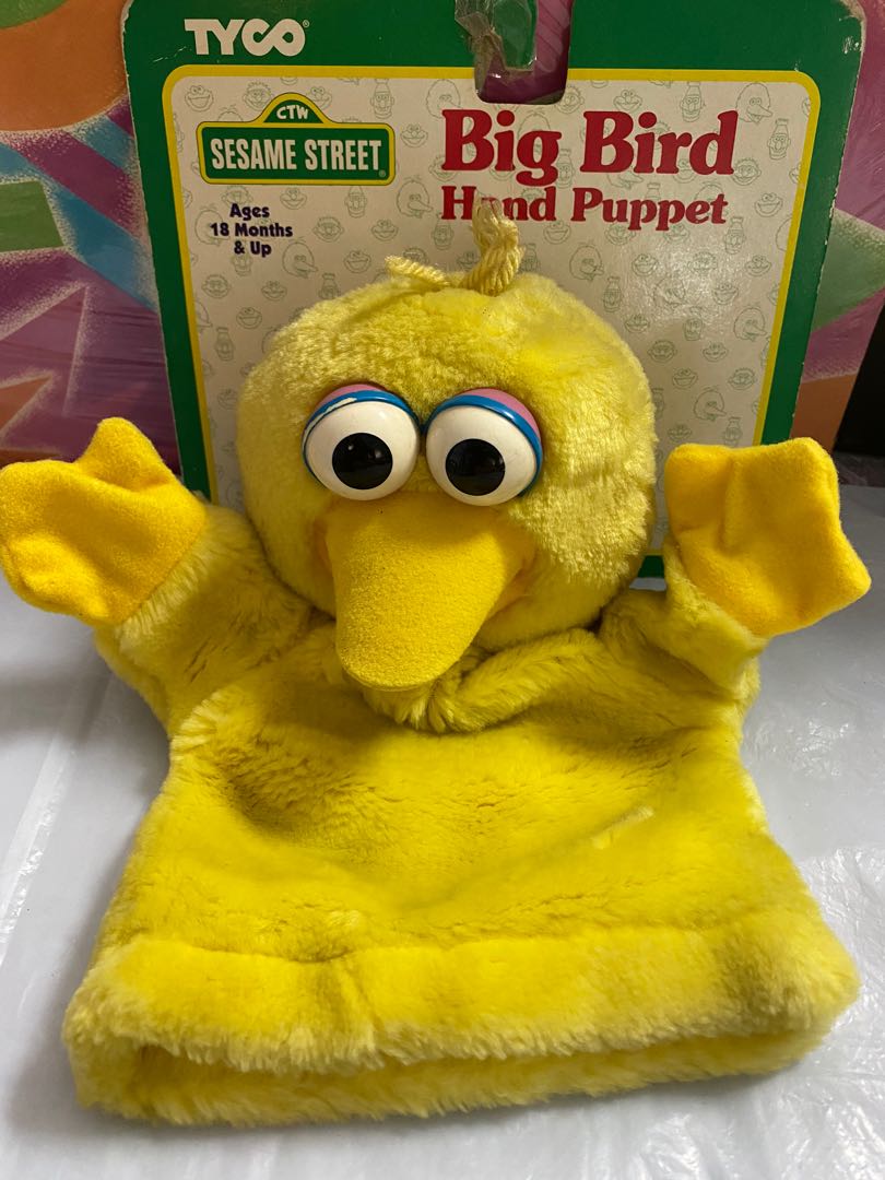 Sesame Street Big Bird Hand Puppet, 興趣及遊戲, 玩具 & 遊戲類 Carousell