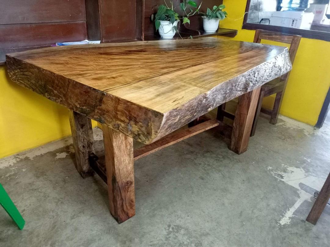 Solid Wood Dining Table, Furniture & Home Living, Furniture, Tables
