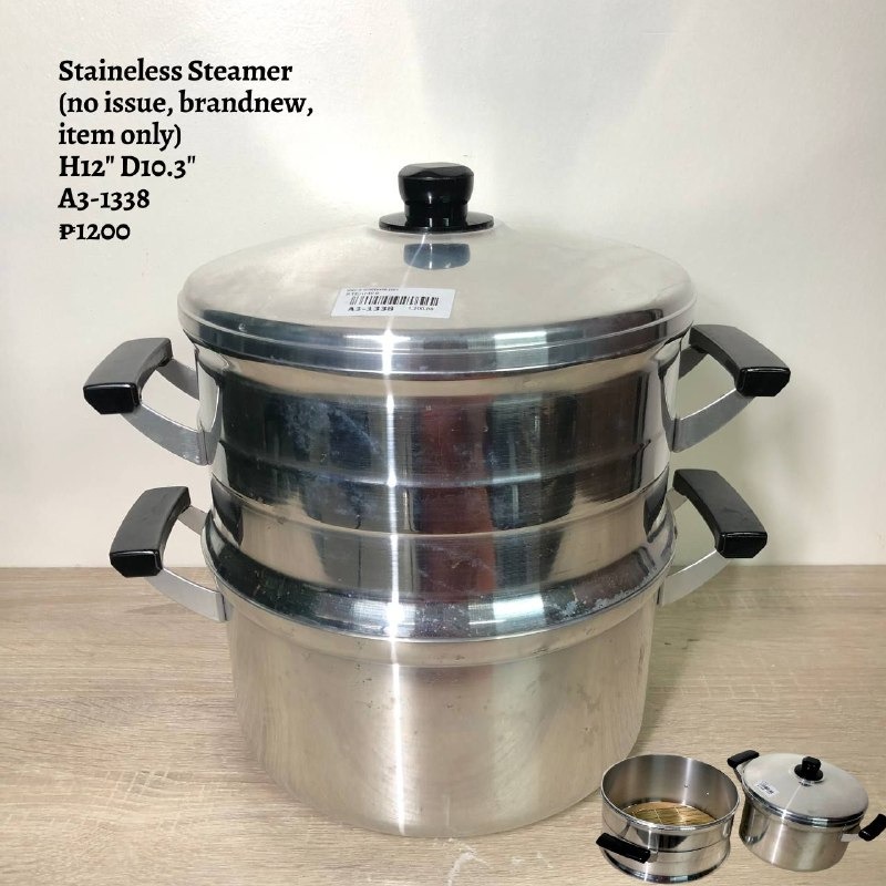 Stainless Steamer, Furniture & Home Living, Kitchenware & Tableware