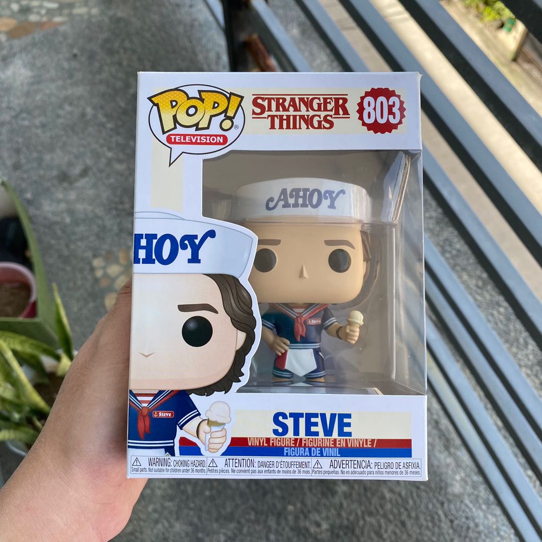 Stranger Things Steve S3 Funko Pop (Scoops Ahoy), Hobbies & Toys, Toys