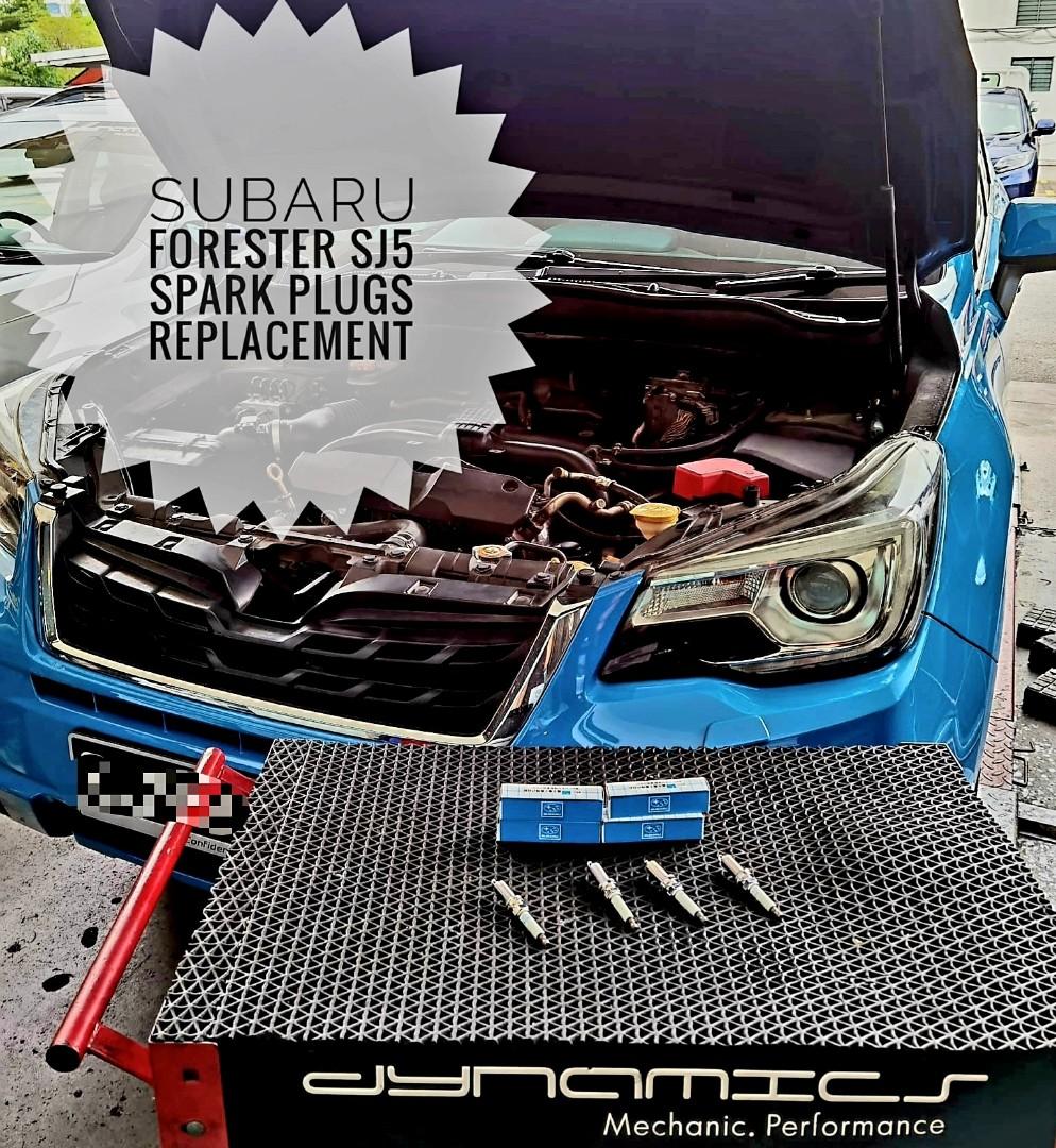 Subaru Forester SJ Original Spark Plugs replacement Car