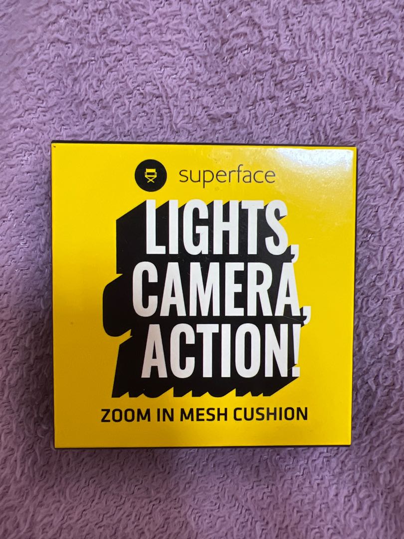SUPERFACE LIGHTS CAMERA ACTION ZOOM IN MESH CUSHION, Beauty & Personal
