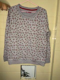 SWEATER FLORAL BIG SIZE