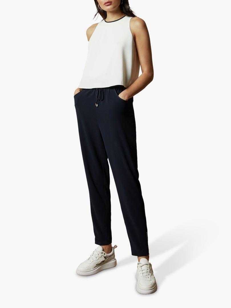 Ted baker black hot sale and white jumpsuit