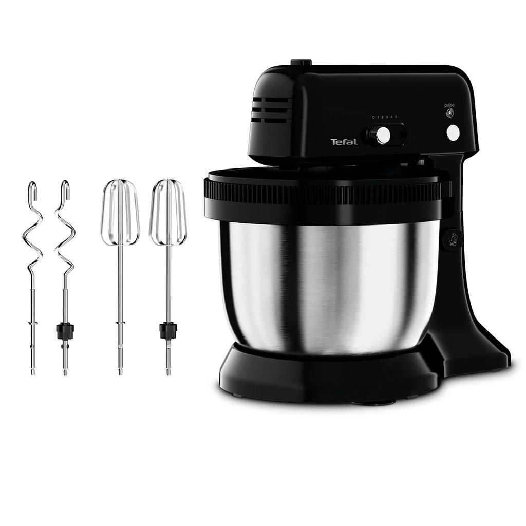 Tefal QB1108 Cake Mixer. Baking Made Easy. Compact Design. Safety Mark