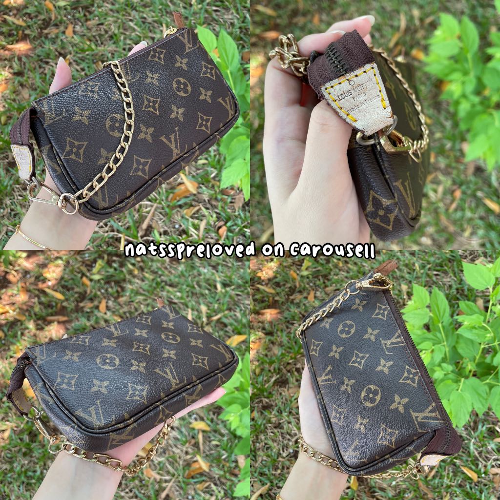 Louis Vuitton Tas Pochette Accessoires Clearance (Sac Multi Pochette en  toile monogram Louis Vuitton)