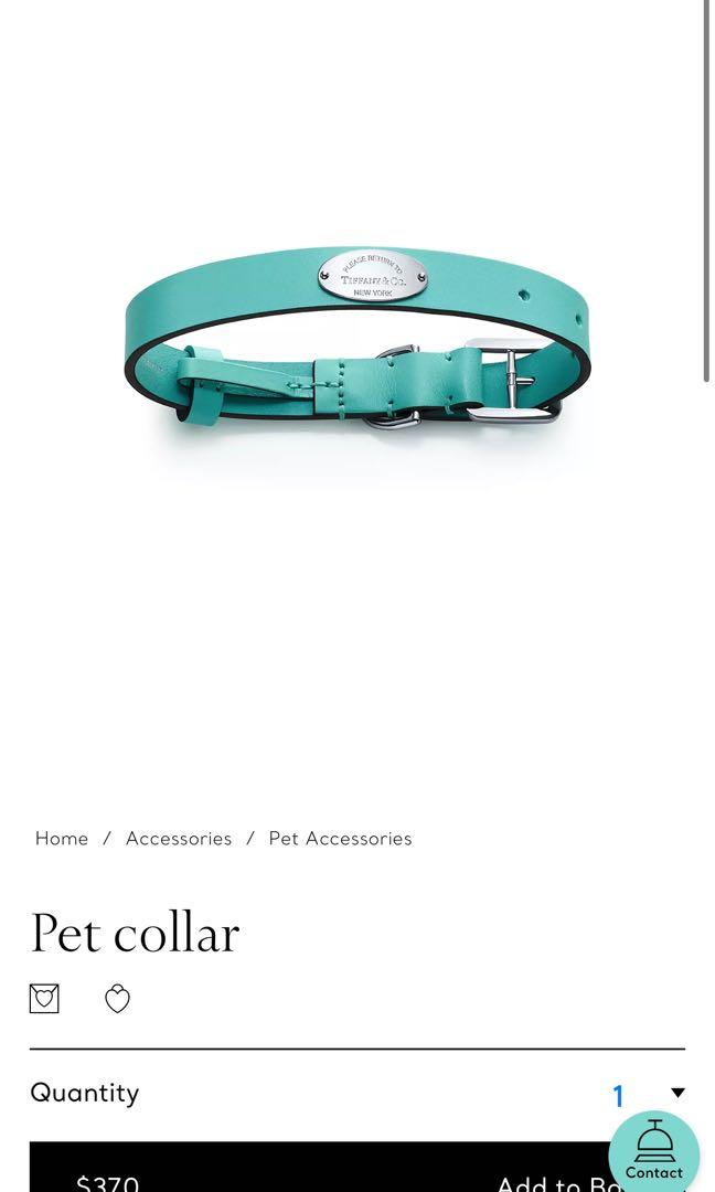Tiffany collar sale for dogs