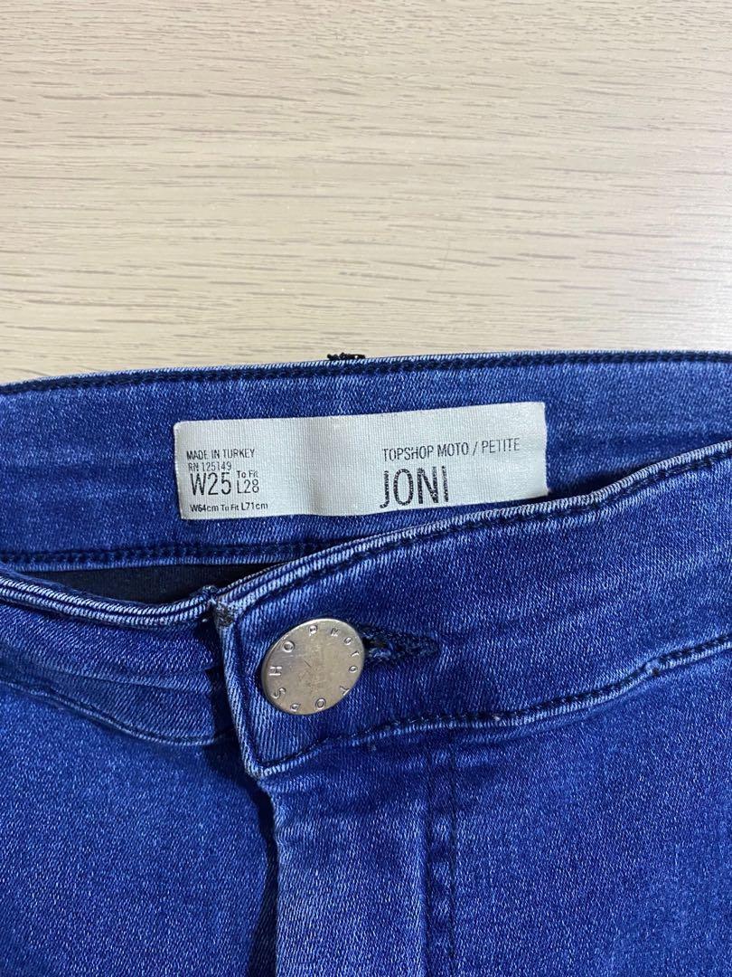 petite joni jeans topshop