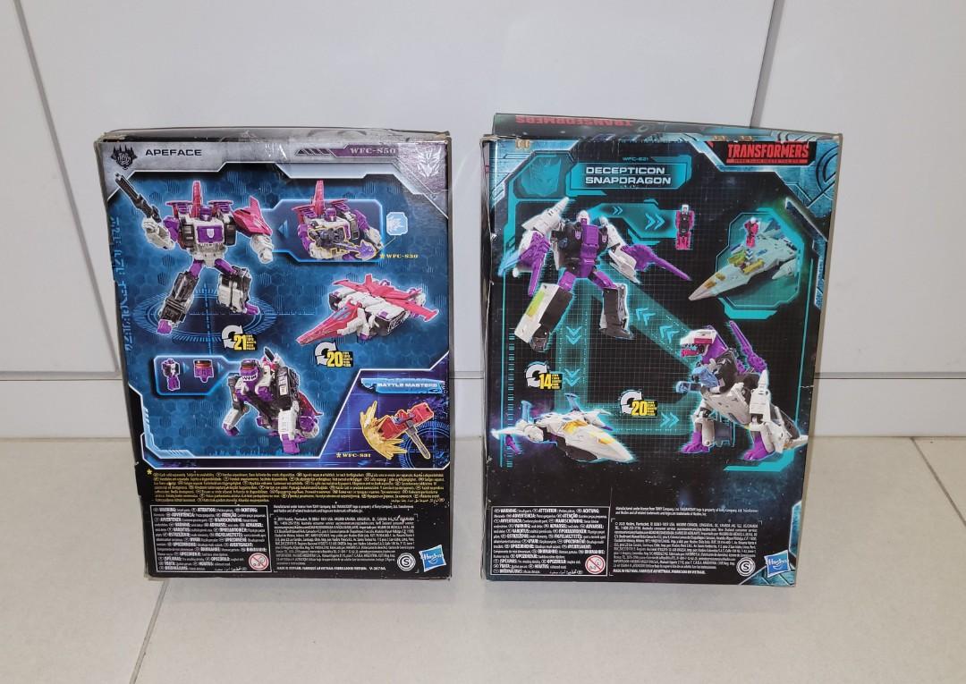 Transformers Apeface Snapdragon Horrorcon SIEGE Earthrise headmasters