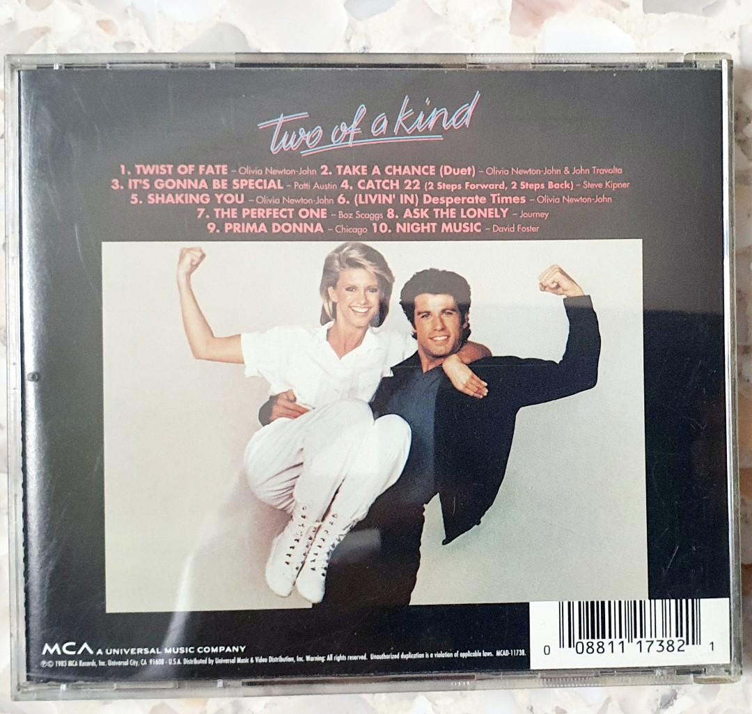 Two of a Kind Original Soundtrack Album CD featuring Olivia Newton John ...