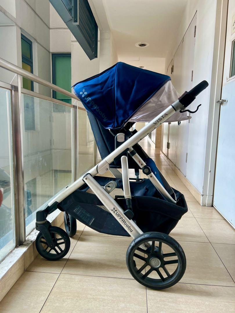 Uppababy Vista 2017 Taylor Blue stroller Babies Kids Going
