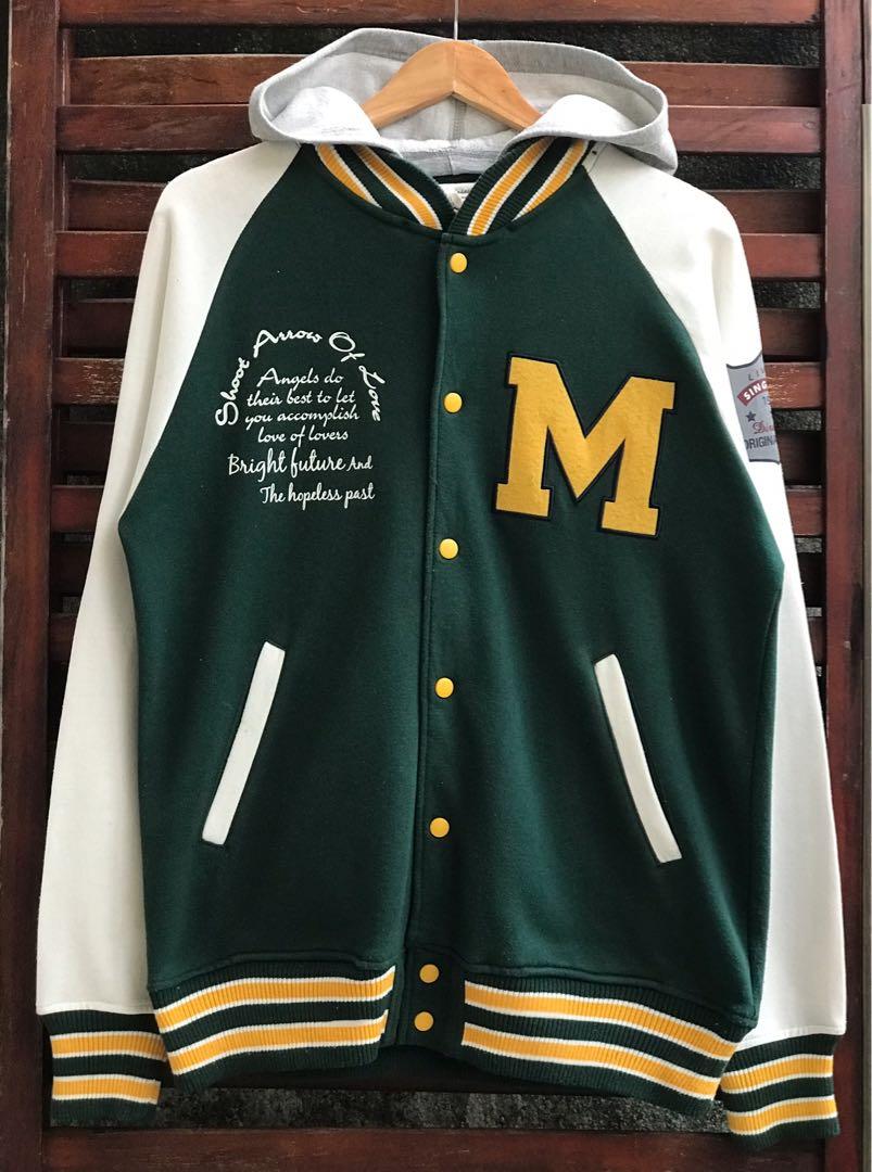 Jaket varsity hoodie sale