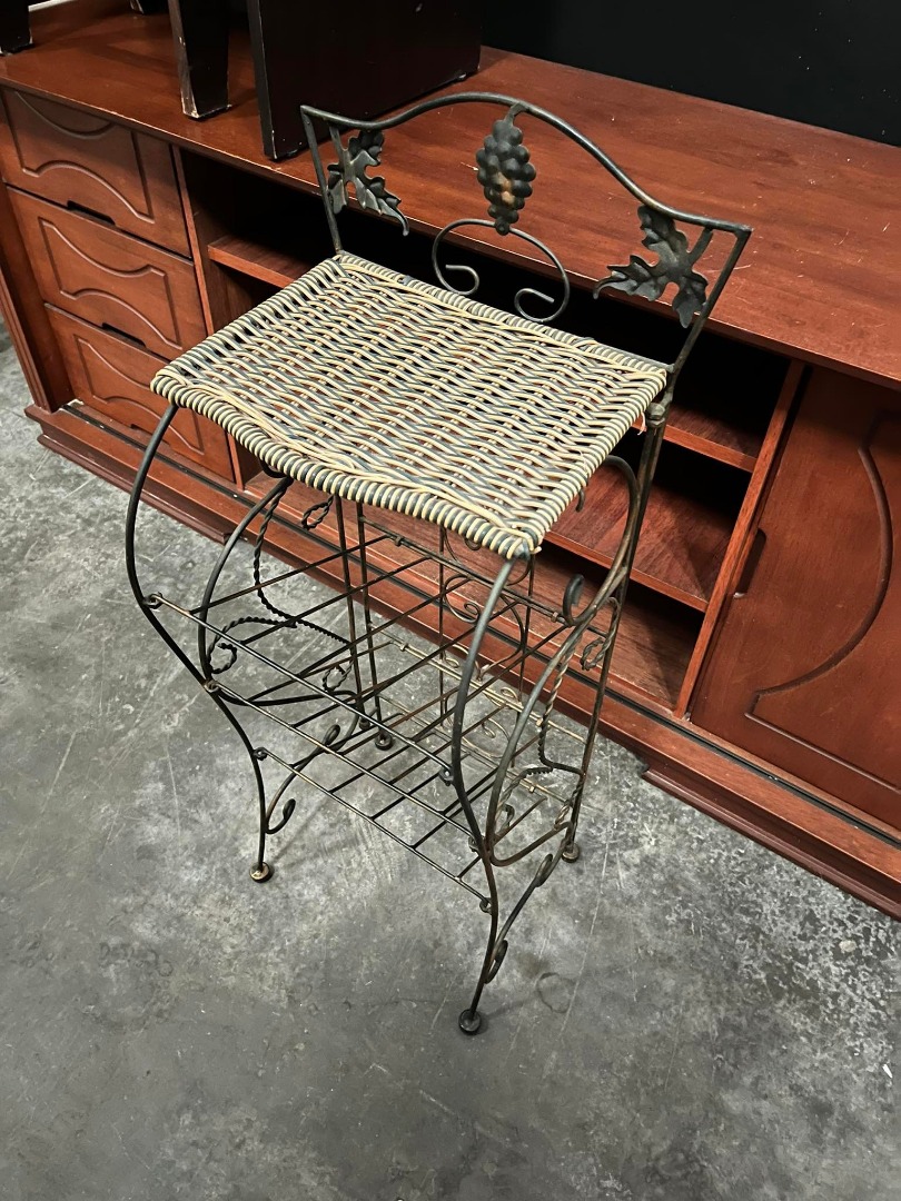 Vintage Display Stand Table Rack Wrought Iron, Furniture & Home Living