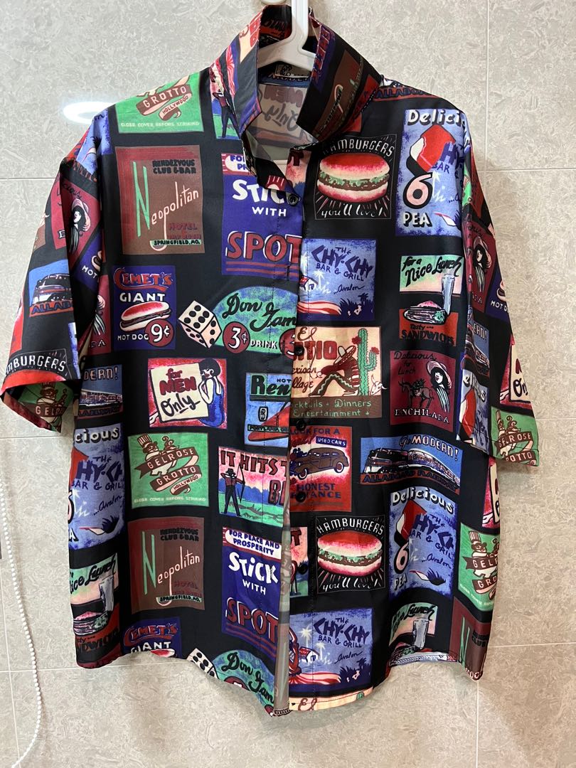 Vintage Retro Shirt, Men's Fashion, Tops & Sets, Tshirts & Polo Shirts