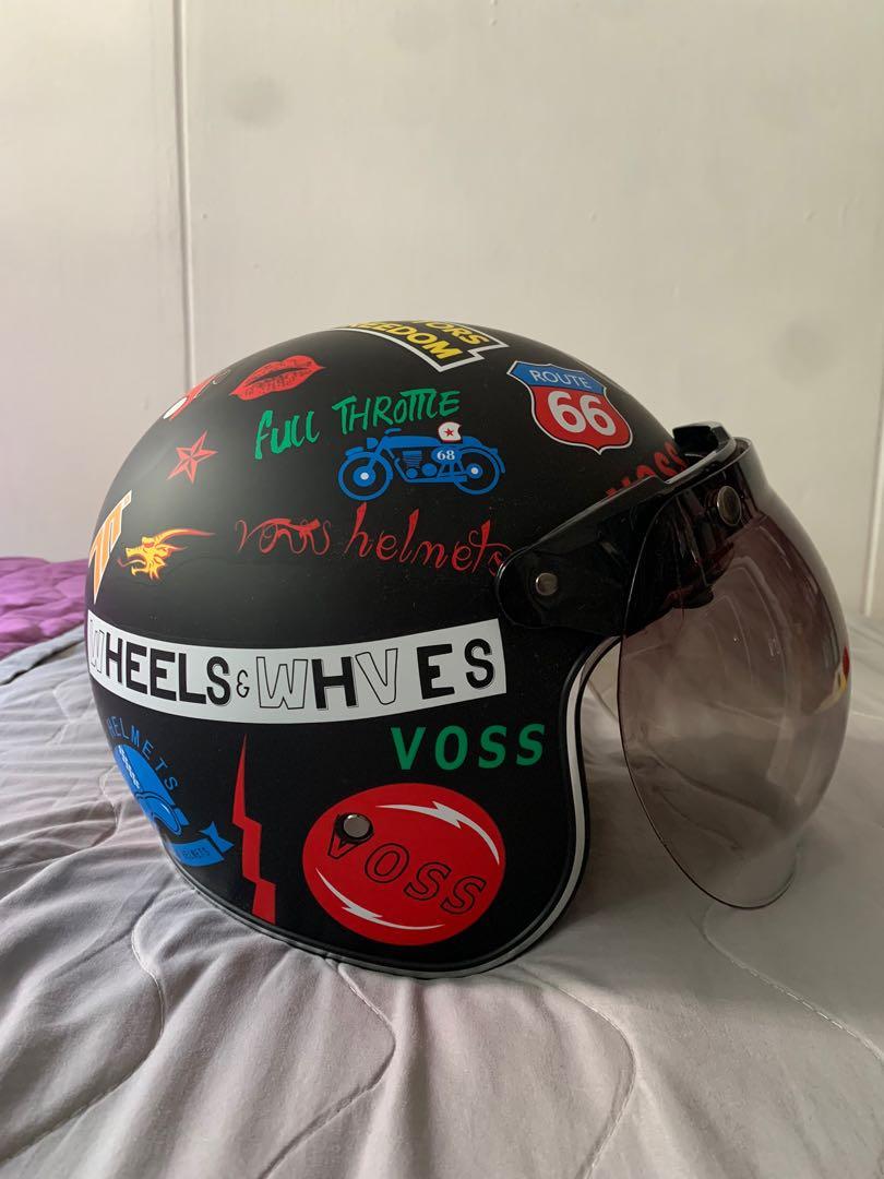 Voss Motorcycle Helmet YAMAHA HONDA SUZUKI APRILLIA VESPA SCOOTER