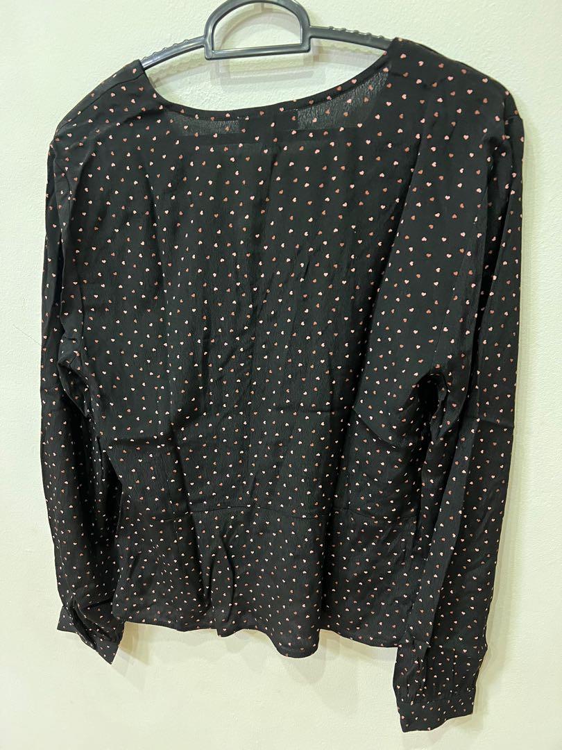 Warehouse scattered shop heart print dress
