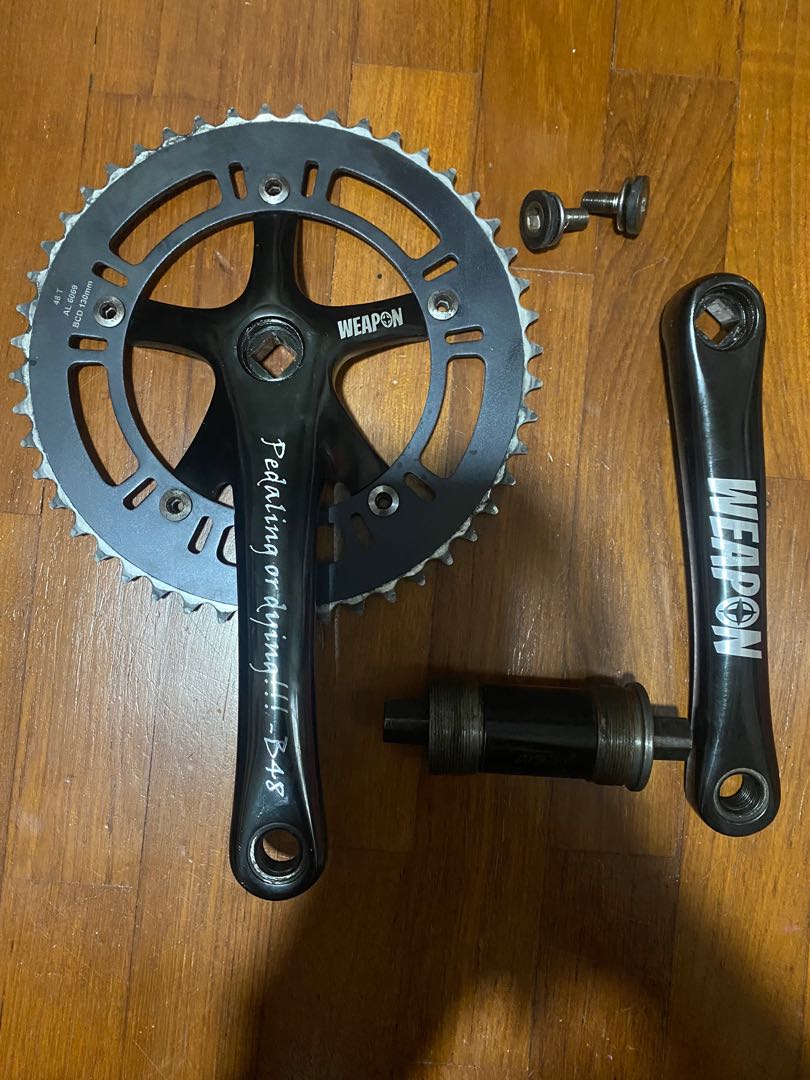 weapon crankset 3x