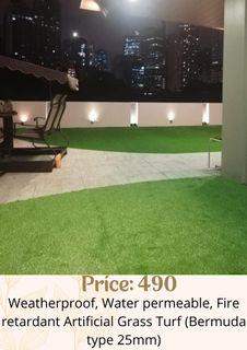 Weatherproof artificial grass turf (factory price)