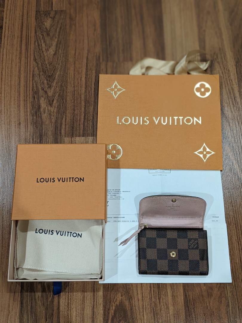 WELL LOVED, FULL SET W RECEIPT] Louis Vuitton Rosalie Coin Purse