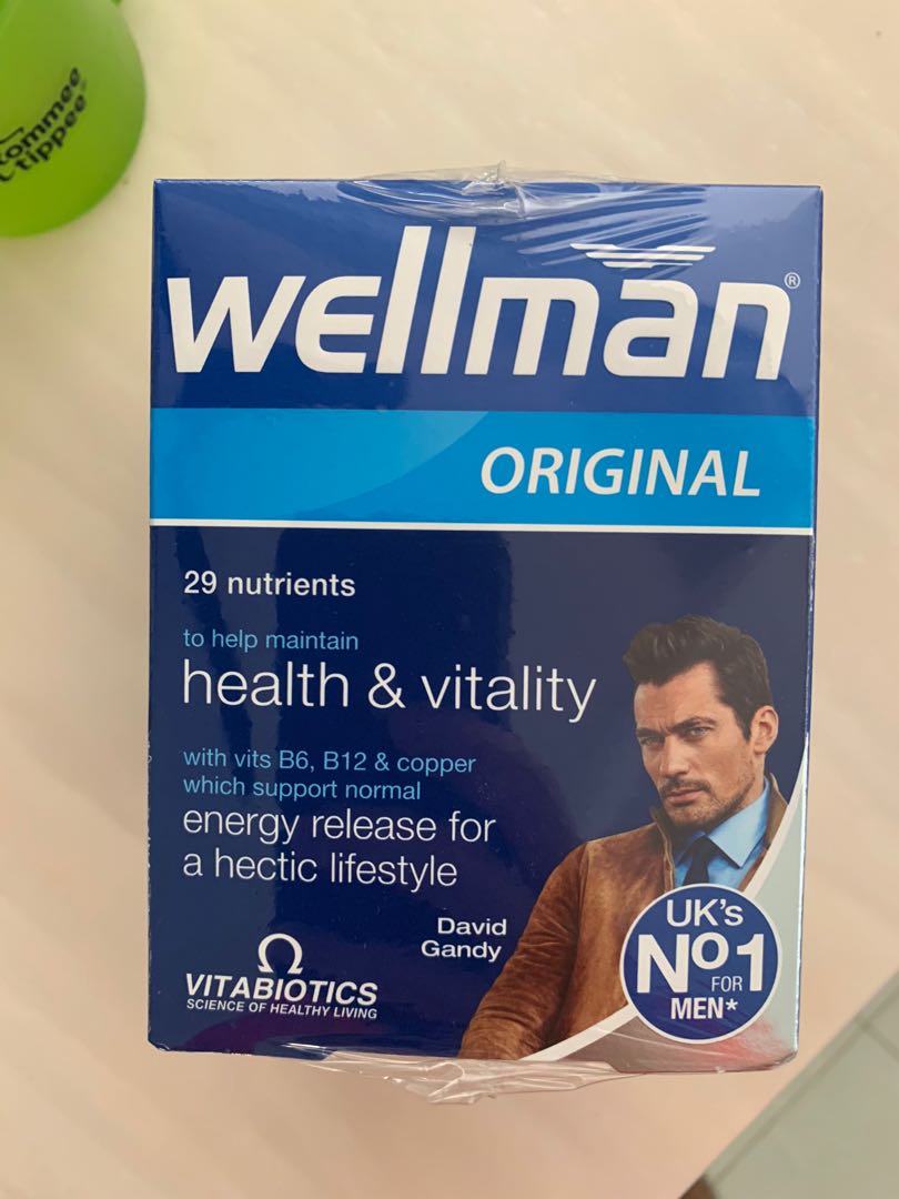 Wellman original (30 tabs/box), Health & Nutrition, Health Supplements