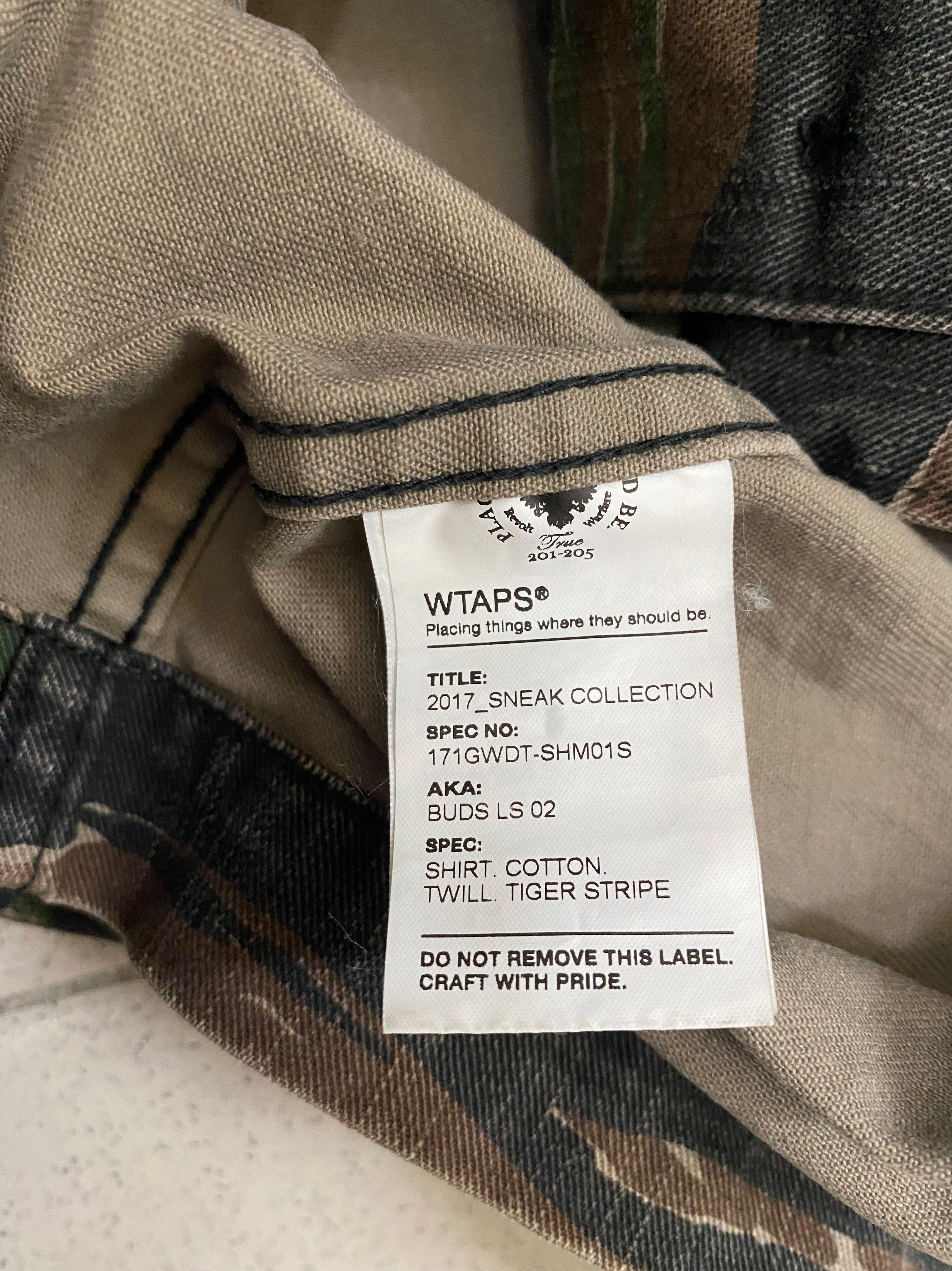 WTAPS 171GWDT-SHM01S 17SS BUDS L／S 02, 男裝, 上身及套裝, T-shirt