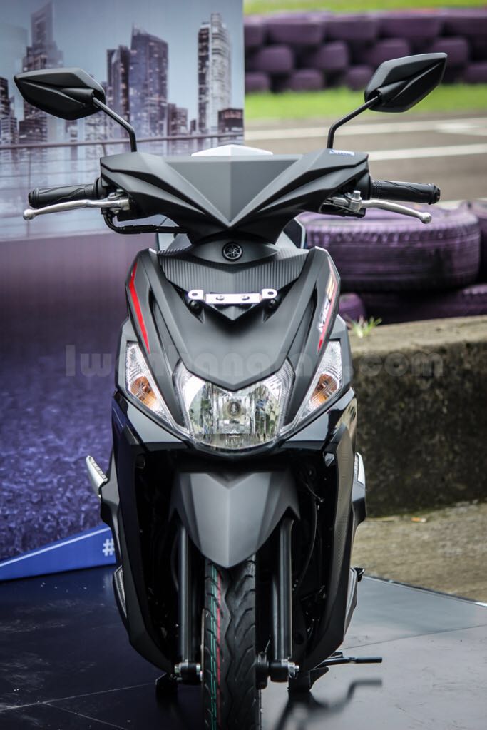 Yamaha Mio Z 2017 matte black special edition, Motor di Carousell