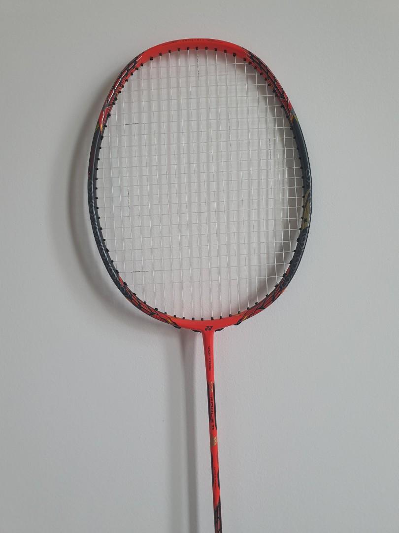 Yonex Z force 2 Lindan Red, Sports Equipment, Sports & Games, Racket ...