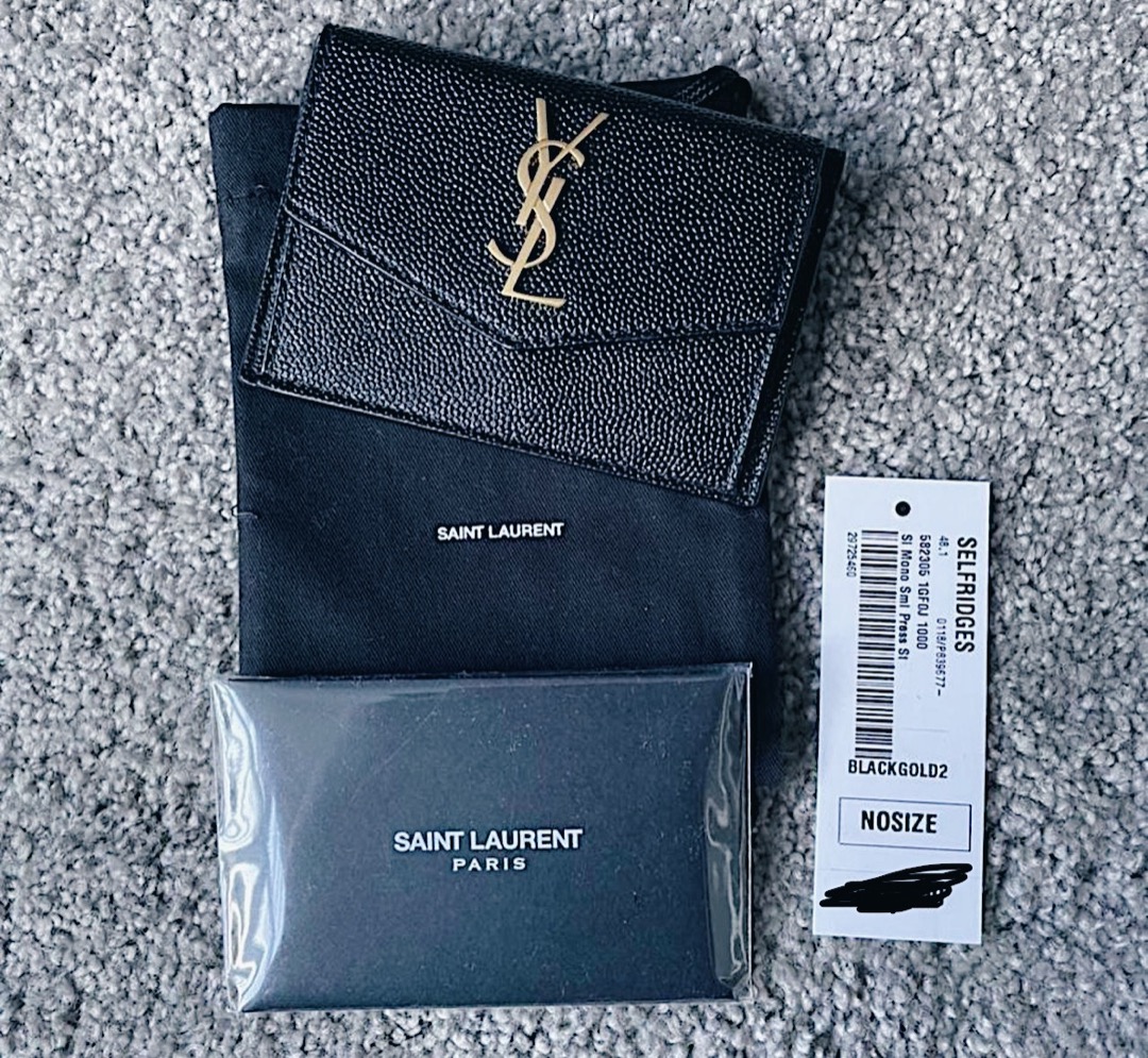 Ysl card holder sale selfridges