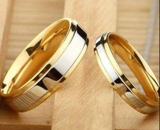 18k Saudi gold customize wedding ring