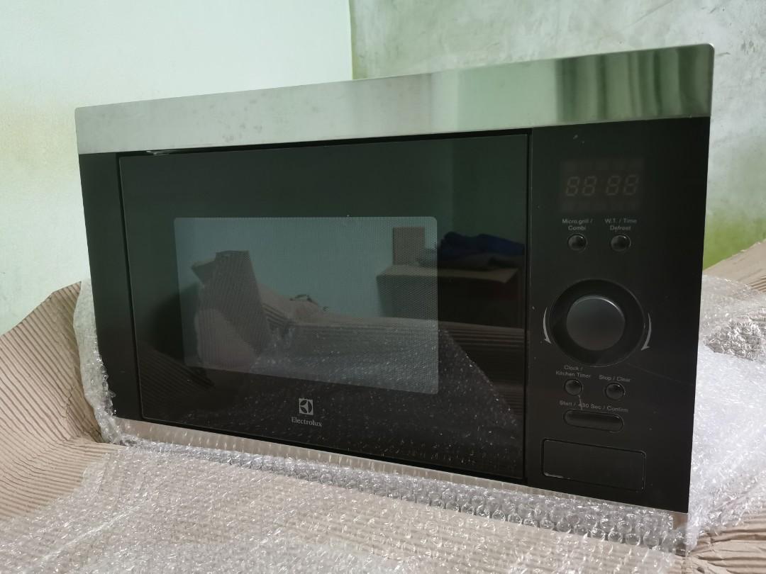 25L Electrolux Builtin microwave oven with grill, Furniture & Home
