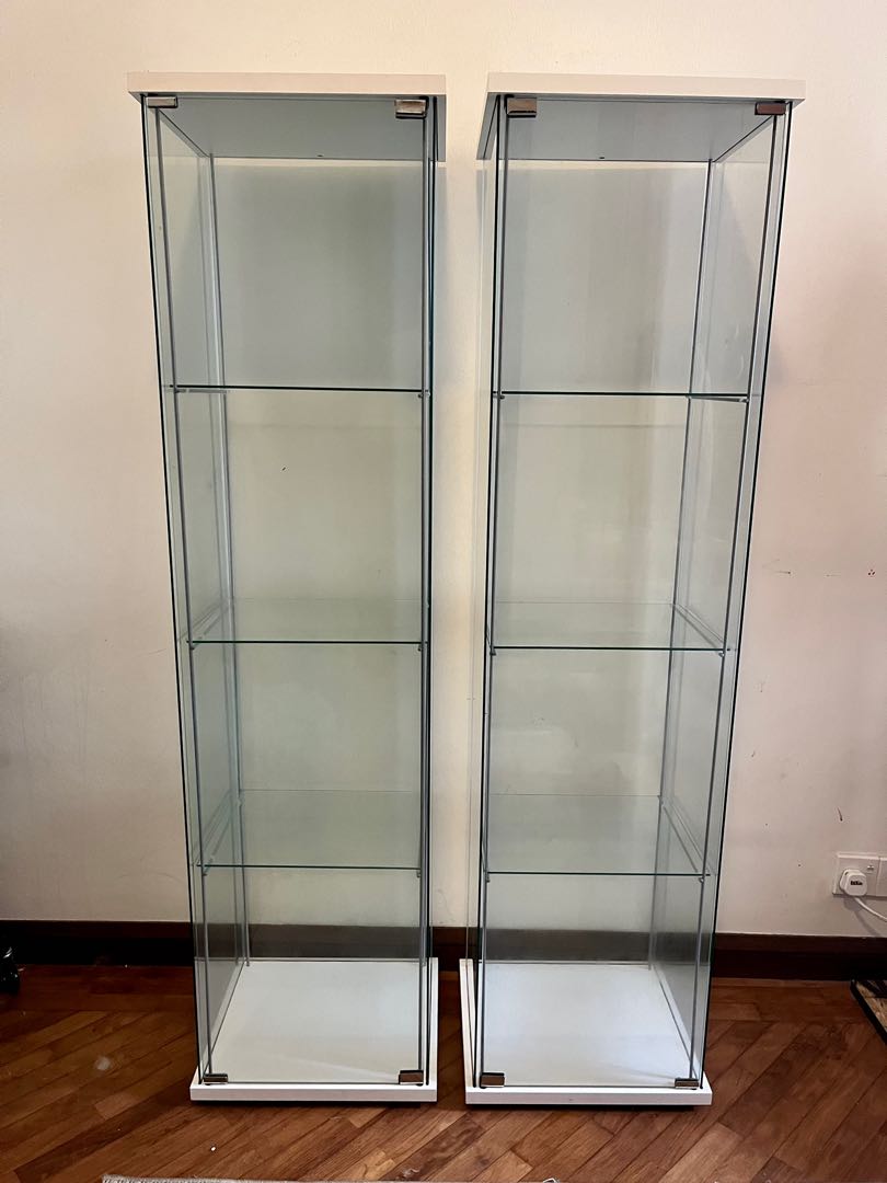 2 x Ikea DETOLF Glass Furniture & Home Living, Furniture