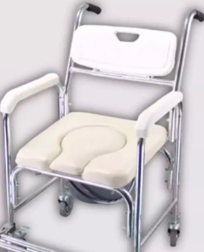 3in1 commode chair can be used for toileting,shower,moving around