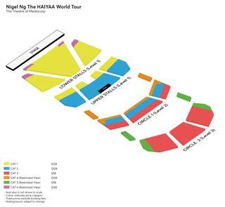 [4 x CAT 1] Nigal Ng tickets ROW A