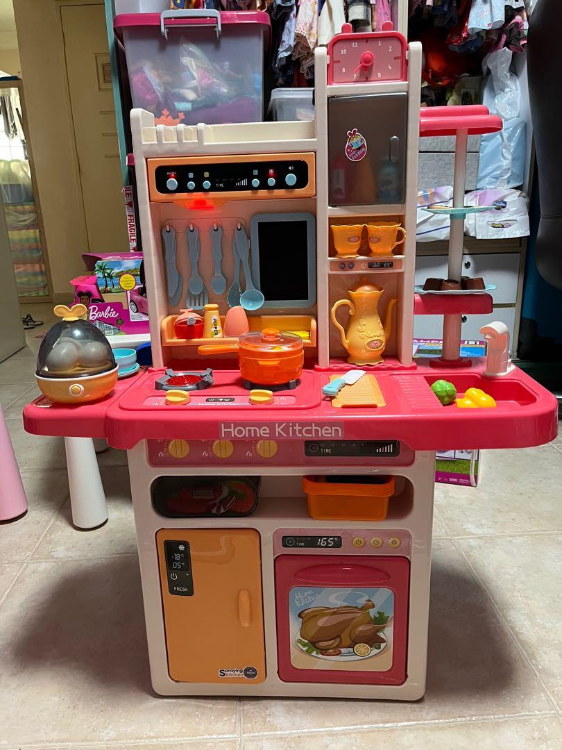 Kitchen Play Set With Accessories- Mini Kitchen Set With Realistic