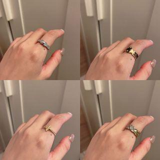 右滑➡️ 多款 戒指 可調
