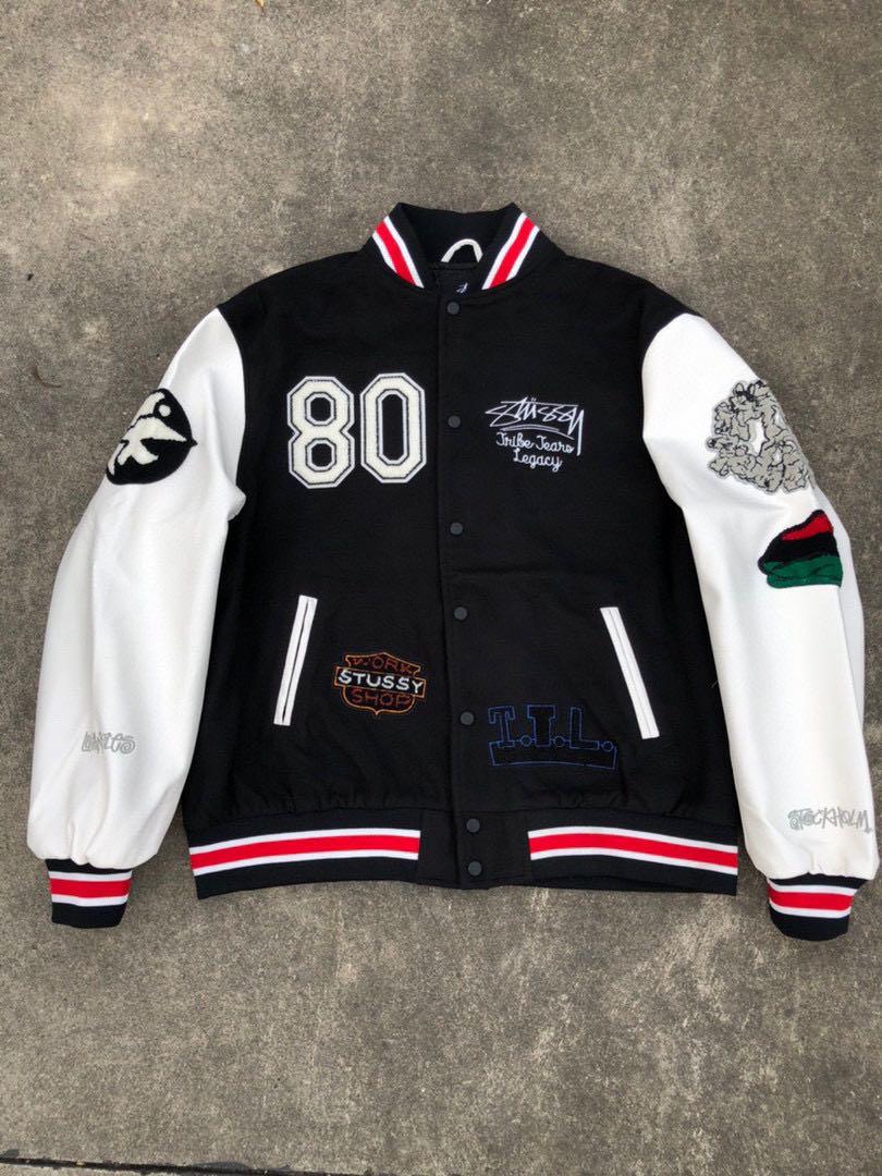 男女Stussy X Denim Tears x Our Legacy TTL Varsity Jacket 外套, 男