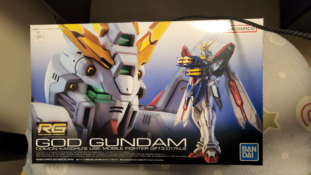 [全新] RG gundam 高達 模型 1/144 RG god gundam 神高達 Bandai RG 1/144 God Gundam ...