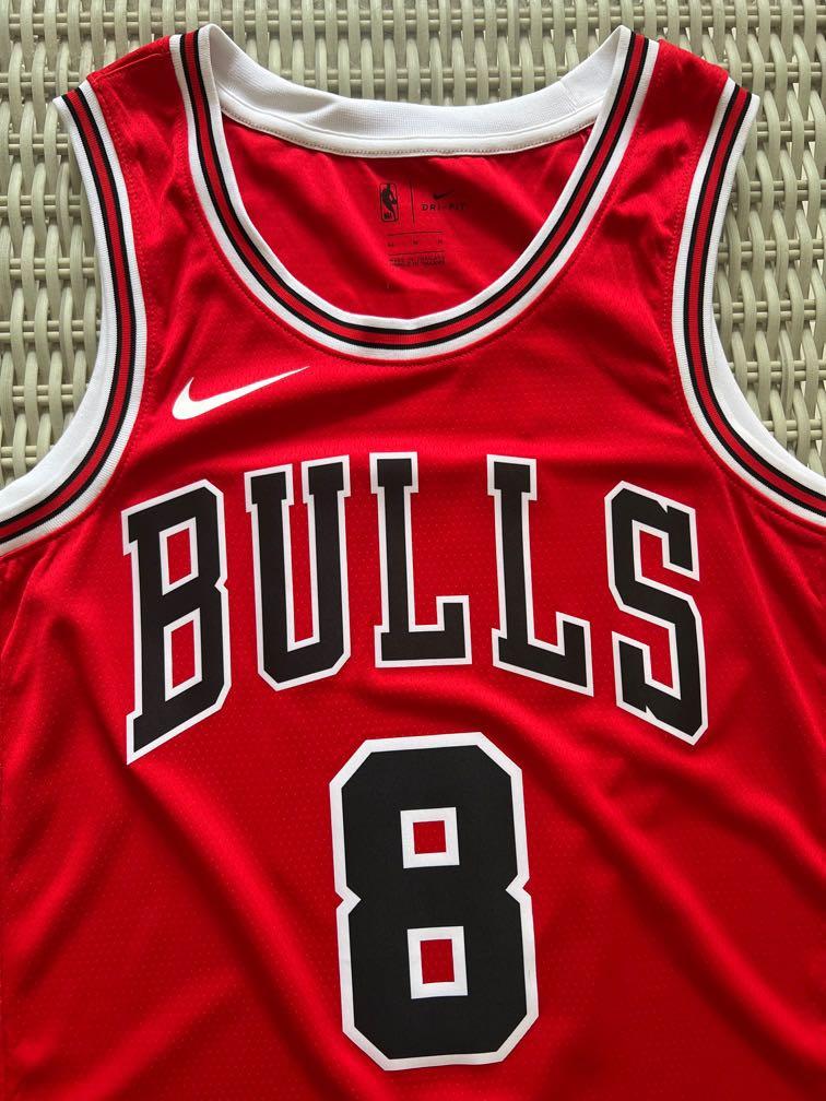 100% Authentic Zach Lavine Nike Bulls Statement Jersey Size 48 L