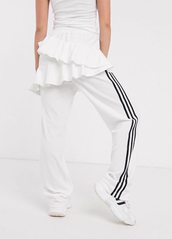Adidas ruffle shop track pants