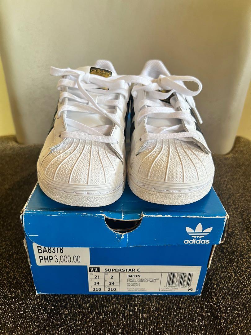 Adidas Superstar 2 1 2 US Fitted Only with OG Box Babies Kids