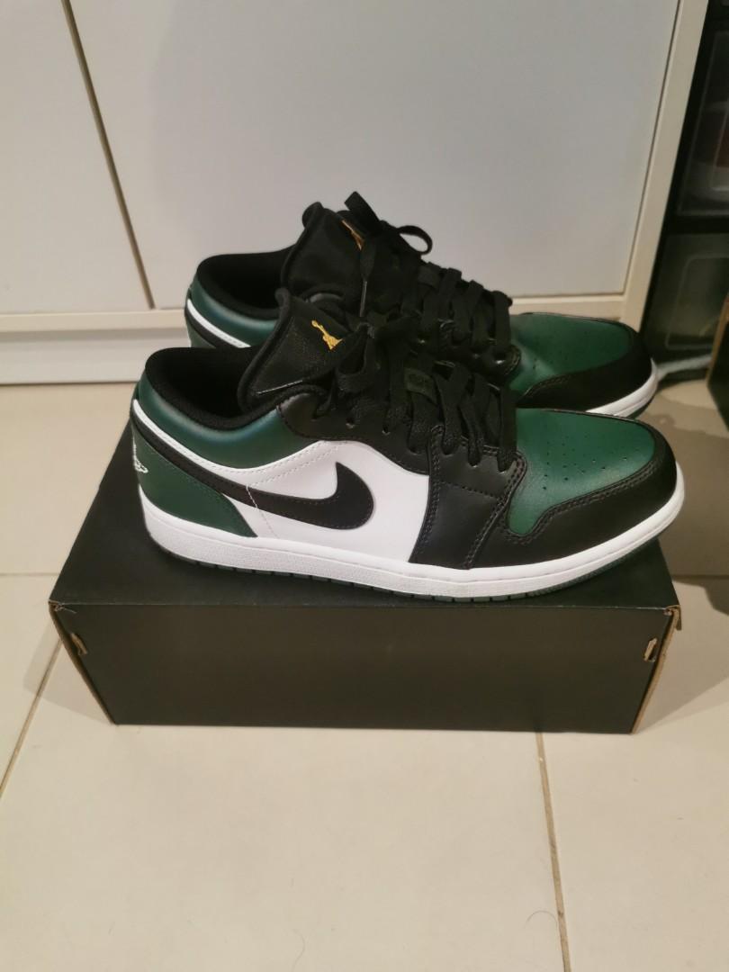 Air jordan 2024 1 green toe