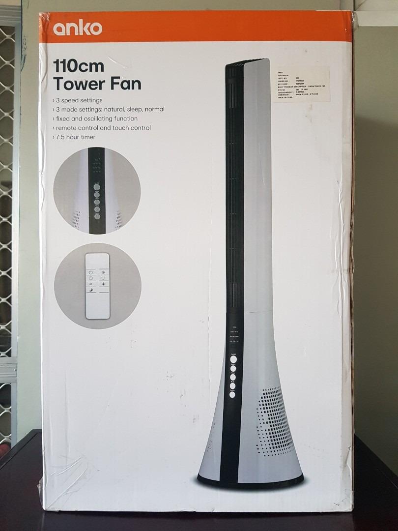 Anko Tower Fan, Furniture & Home Living, Lighting & Fans, Fans on Carousell