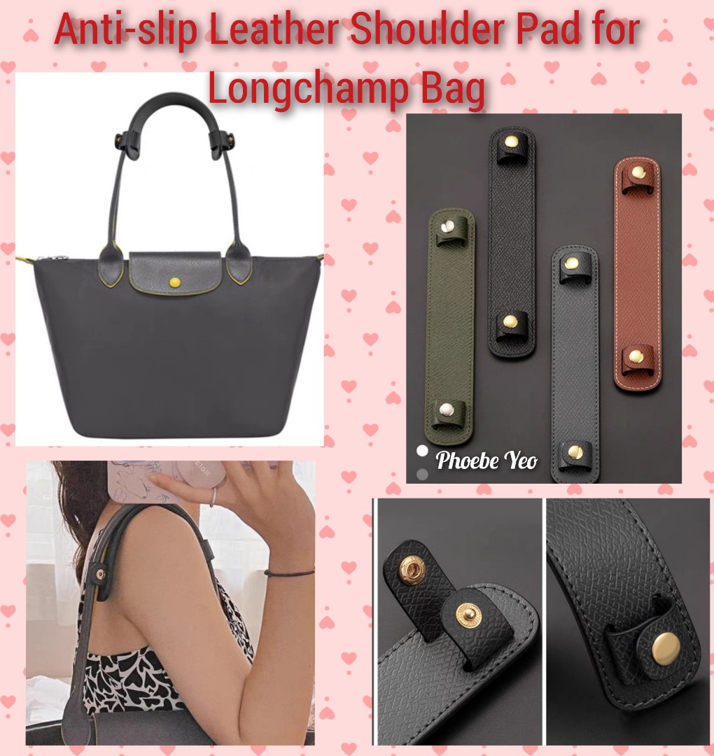  COLSEEY Leather Shoulder Strap Pad for Neverfull ，Non-Slip  Decompression Shoulder Pad for Shopping Bag Tote Bag Designer Bag(Beige)