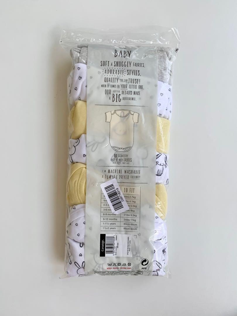 7pcs Rompers Asda George UK 18 24m Babies Kids Babies Kids