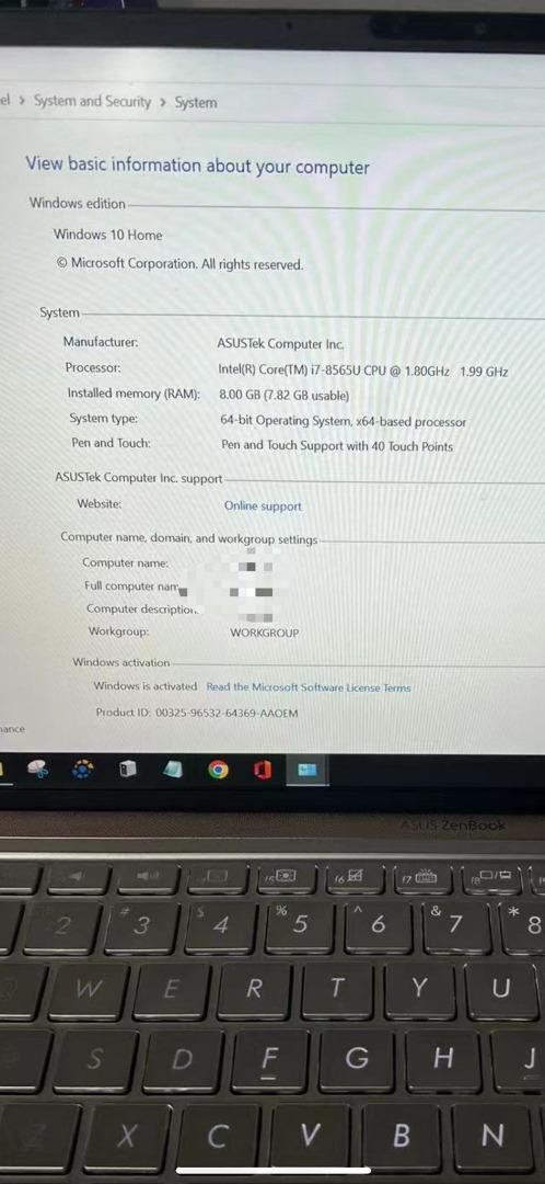 ASUS- UX333F Notebook PC, Computers & Tech, Laptops & Notebooks on ...