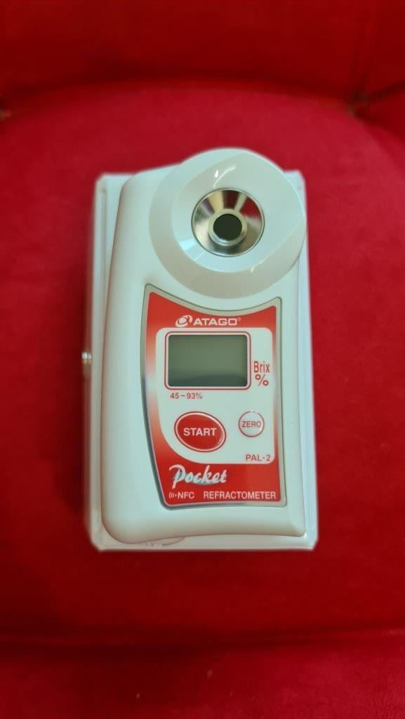 ATAGO PAL2 Brix Refractometer, BRIX Refractometer, Pocket Refractometer, Atago, 45 to 93 Brix