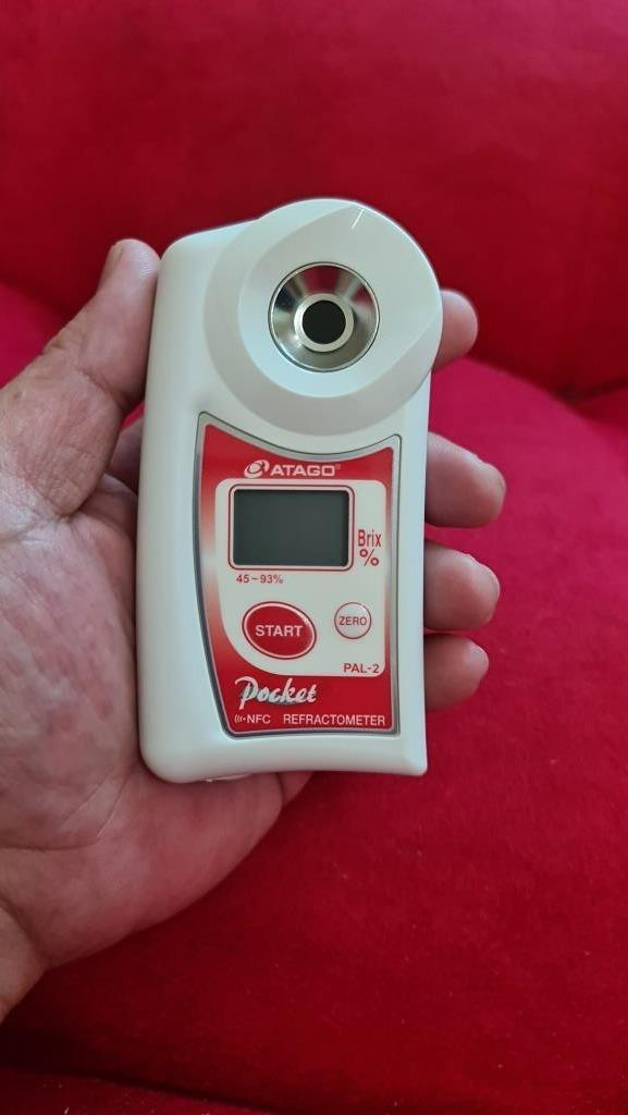 ATAGO PAL2 Brix Refractometer, BRIX Refractometer, Pocket Refractometer, Atago, 45 to 93 Brix