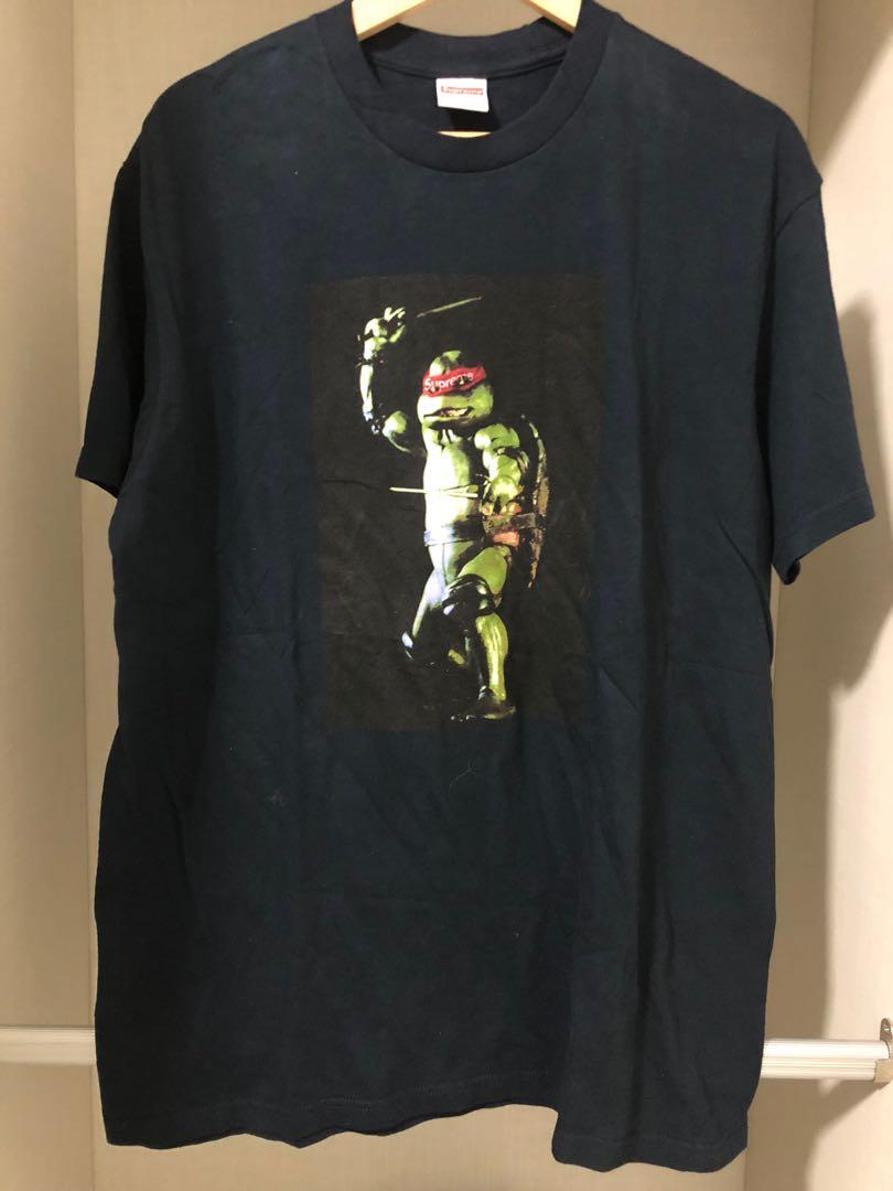 Authentic Supreme Raphael Tee Navy