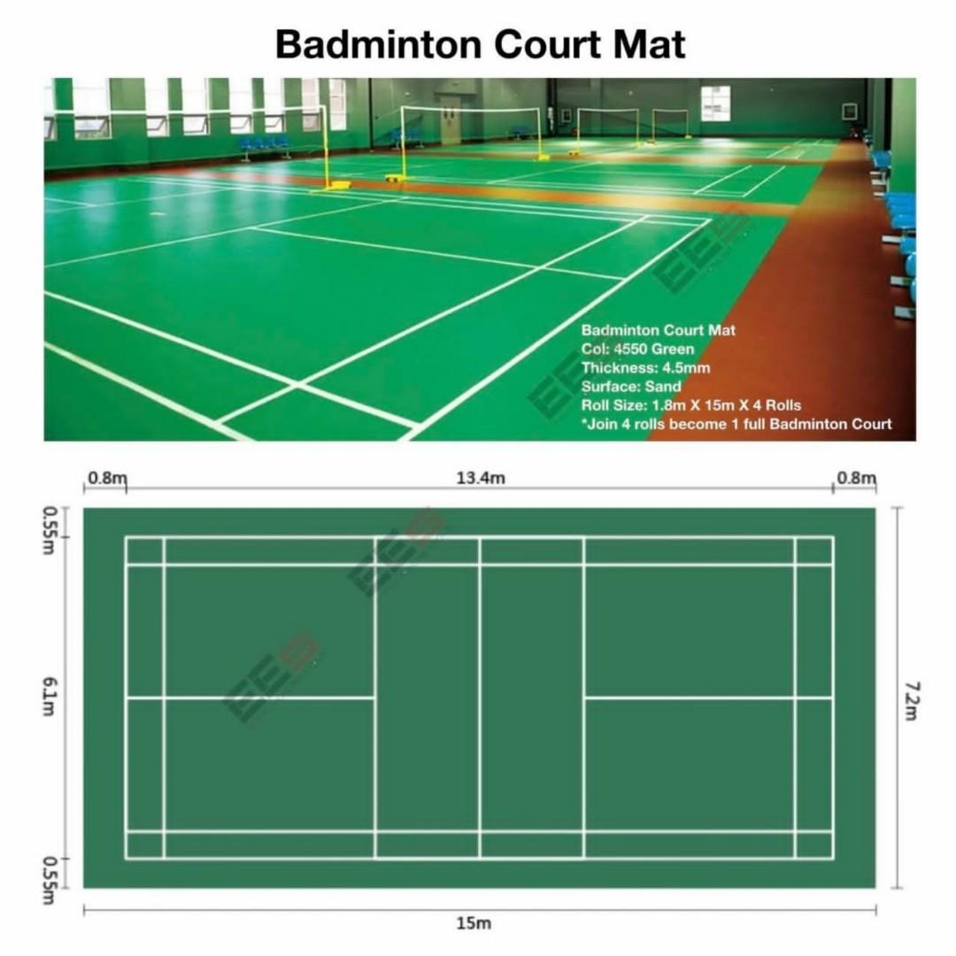 Badminton court mat Sports Equipment Sports Games Racket Ball