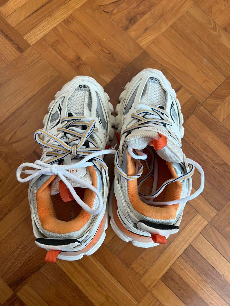 Balenciaga track orange 2025 femme
